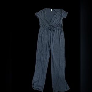 Alternative Short Sleeve Blue Jumpsuit- SO SOFT & COMFY! Size Large